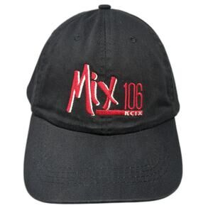 Mix 106 Idaho Foot & Ankle Associates Slideback Baseball Cap Black One Size AMC